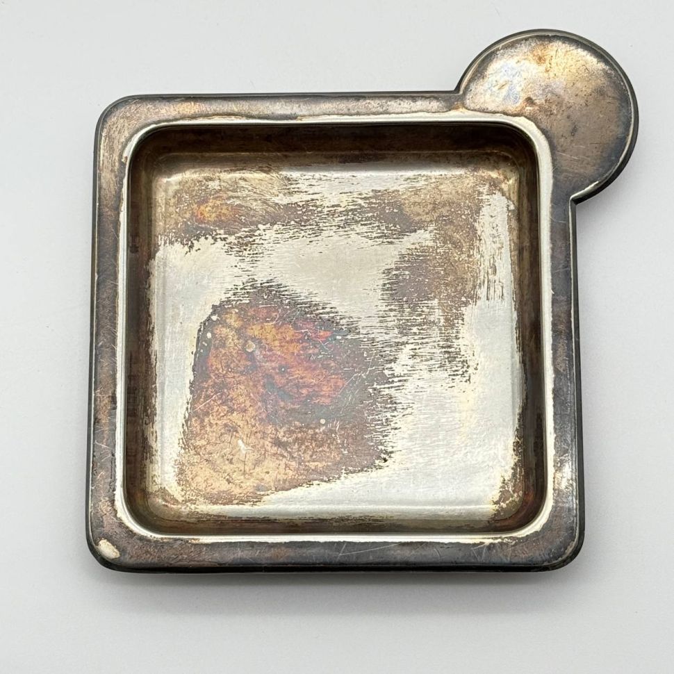 Пепельница Wellner 18 см мельхиор