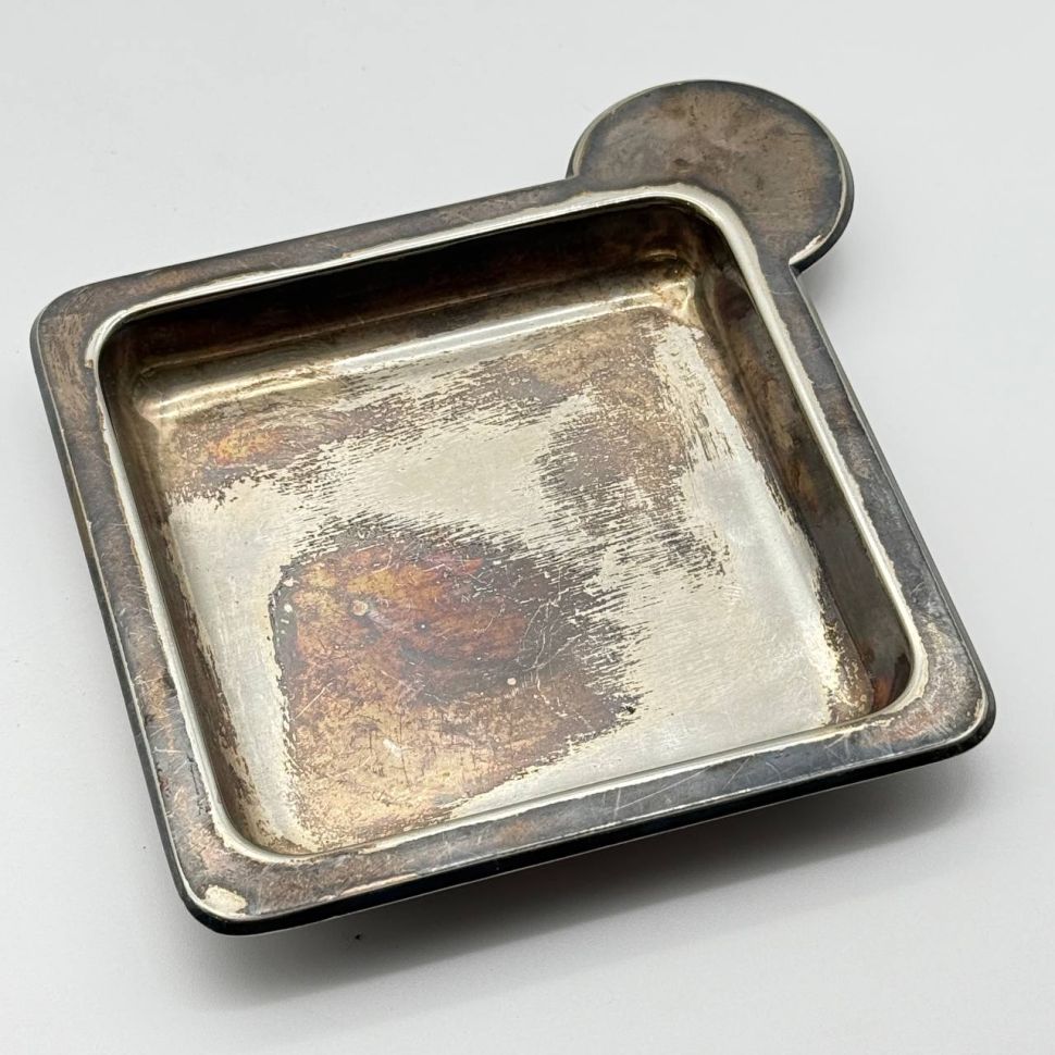 Пепельница Wellner 18 см мельхиор