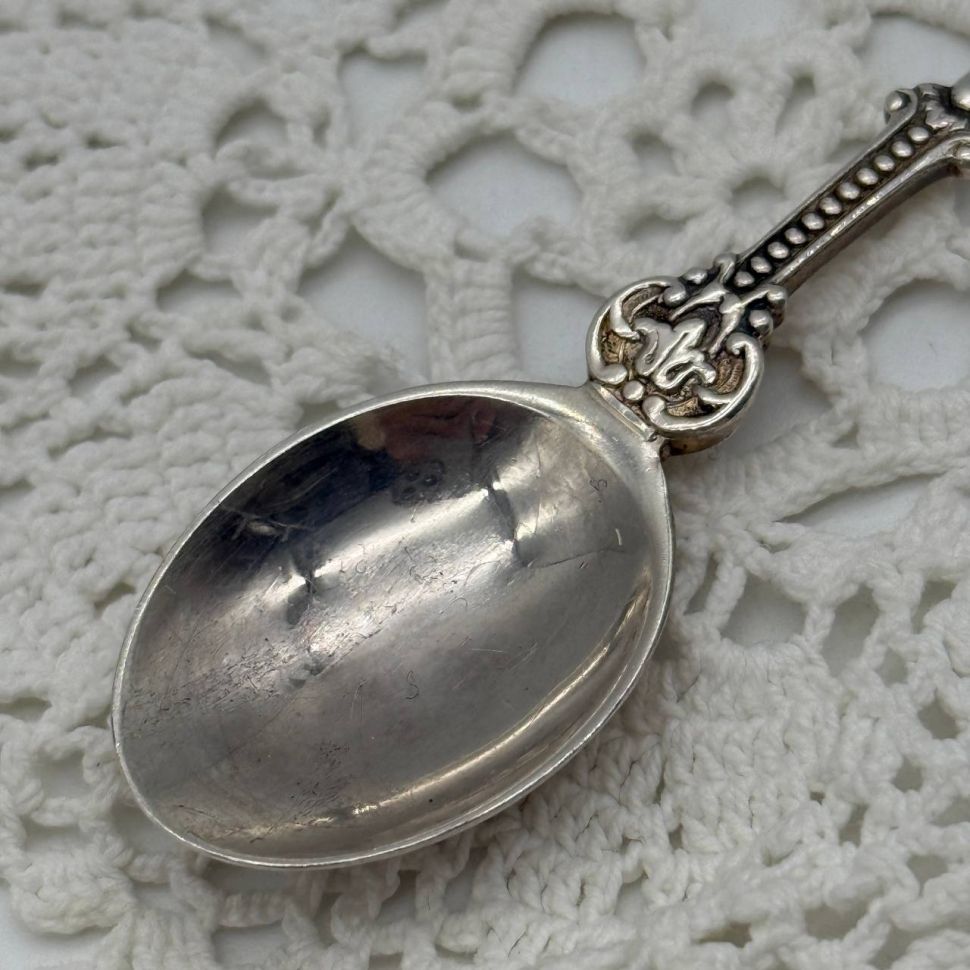 Ложка кофейная Парусник D.E. 11 см серебрение 90