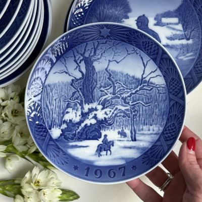 Тарелка ежегодная 1967 Royal Copenhagen Дания
