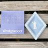 Розетка ромб Wedgwood 15 см Англия бисквитный фарфор