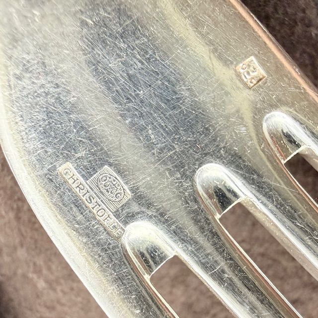 Вилка столовая Christofle Marot 21 см серебрение Франция