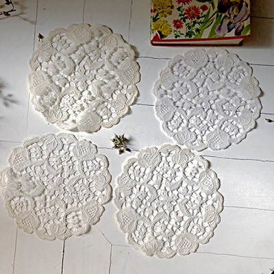 Салфетка круглая средняя 4 шт.