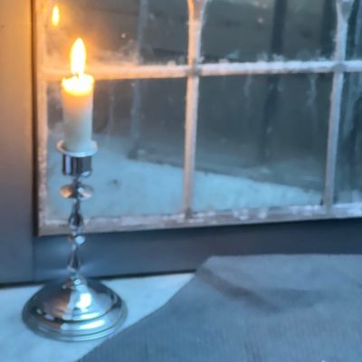 Подсвечник 15 см хром