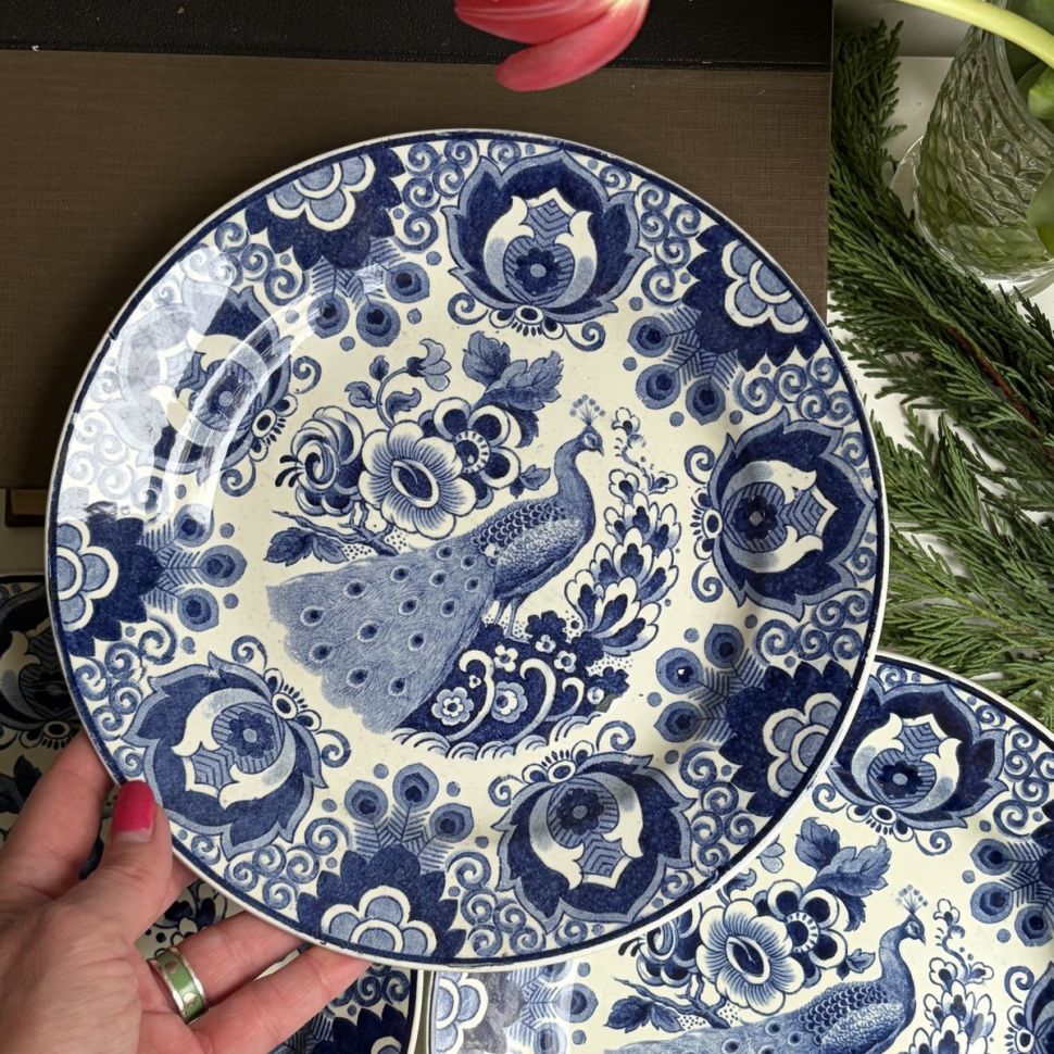 Тарелка Maastricht Societe Ceramique Haarlem 23 см Голландия