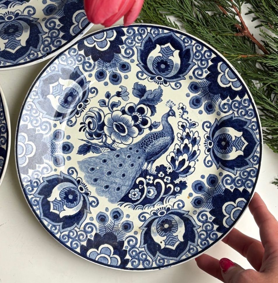 Тарелка Maastricht Societe Ceramique Haarlem 23 см Голландия