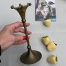 Подсвечник на 1 свечу 22 см бронза 