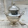 Сахарница молочник набор 2 предмета Франция серебрение 