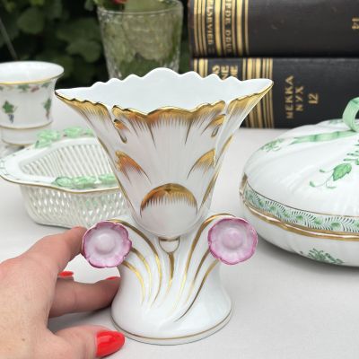  Ваза Herend Apponyi Chinese Bouquet 13 см фарфор Венгрия 