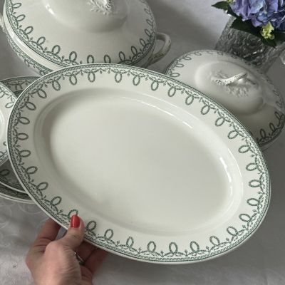 Блюдо Boch Freres Bonaparte 34 см Бельгия