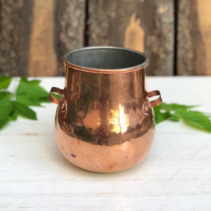 Бидон-крынка медный