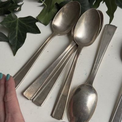 Ложка столовая 21 см мельхиор