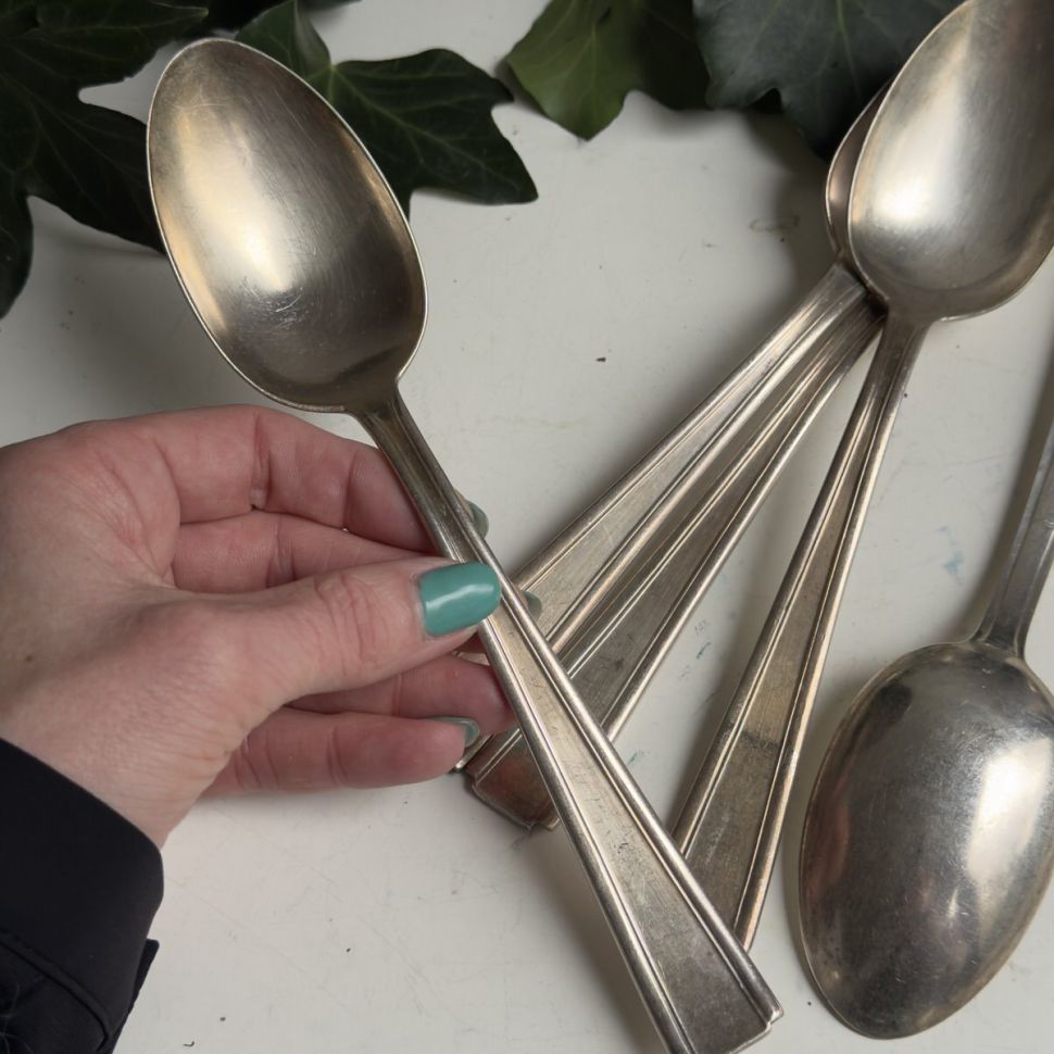 Ложка столовая 21 см мельхиор