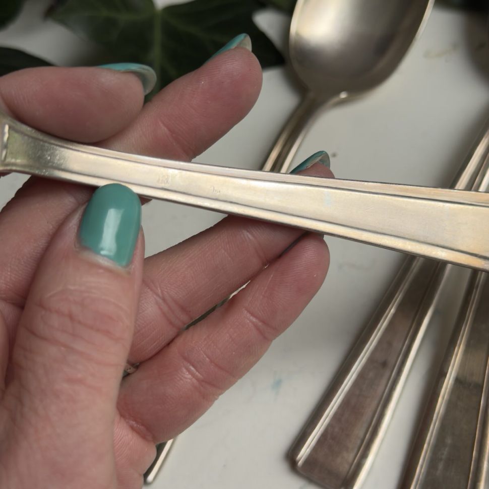 Ложка столовая 21 см мельхиор