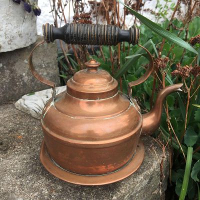 Чайник медный с бакелитовой ручкой 1,3л