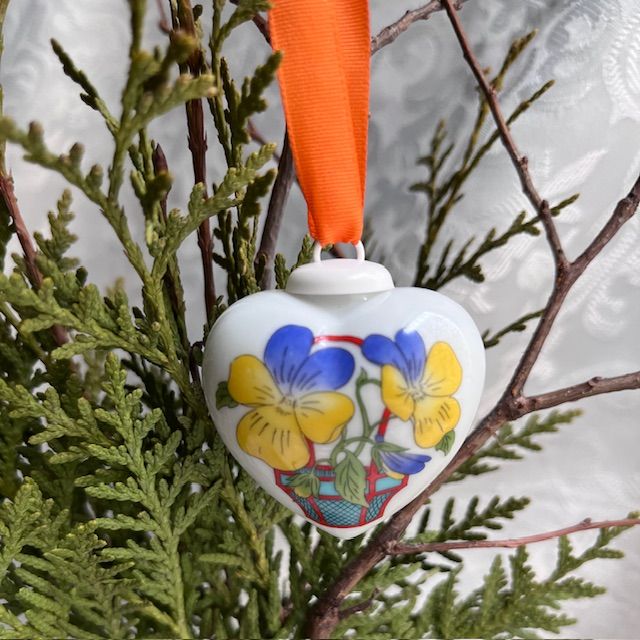 Подвес Hutschenreuther Сердце фарфор 5 см Германия