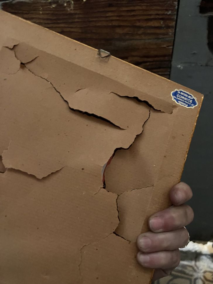 Картина Девушка печать по металлу 23х25 см в деревянной раме