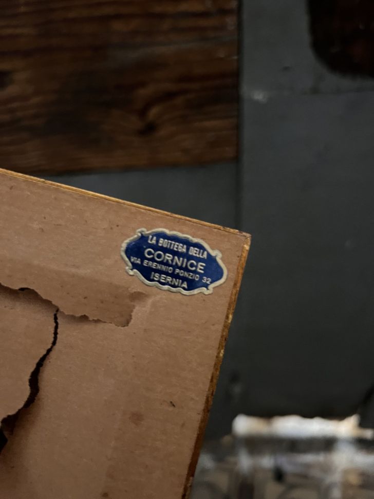 Картина Девушка печать по металлу 23х25 см в деревянной раме