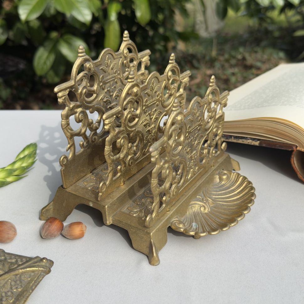 Подставка для писем 16 см бронза  