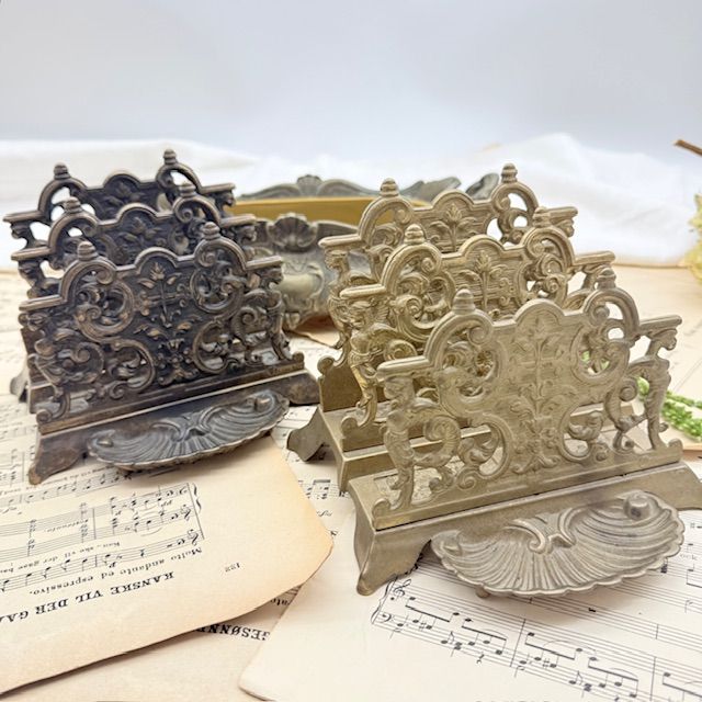 Подставка для писем 16 см бронза  