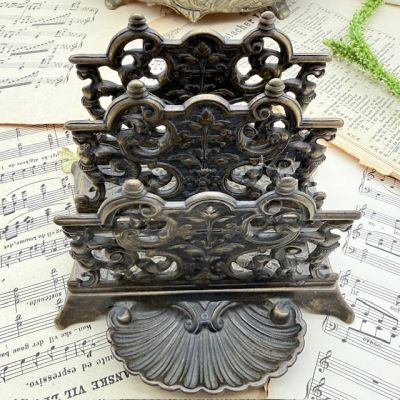 Подставка для писем 16 см бронза