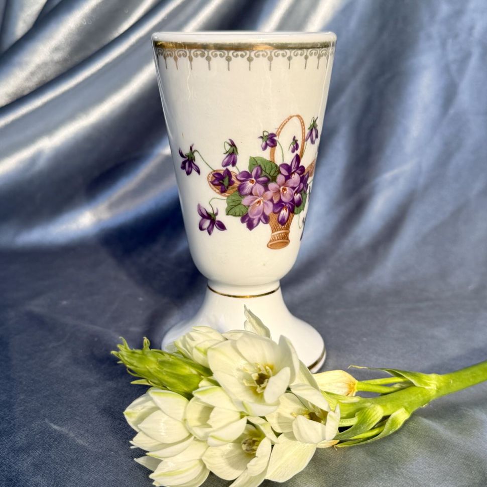 Мазагран Фиалки 150 мл фарфор Франция