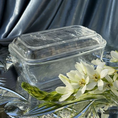 Масленка Arcoroc Корова 17 см стекло Франция