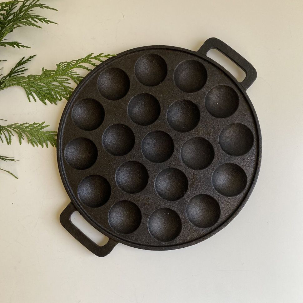 Сковорода для пончиков 24 см чугун