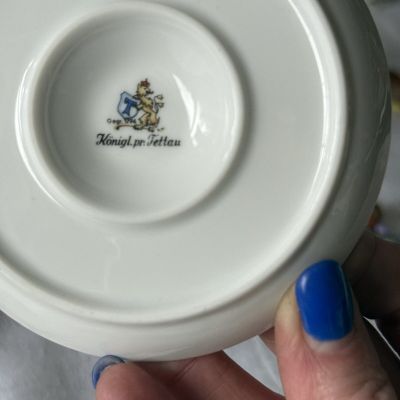 Подставка для яйца Konigl pr. Tettau 10 см фарфор Германия