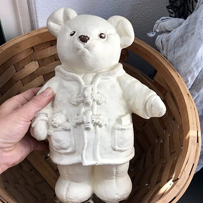 Фигурка Большой мишка папье-маше