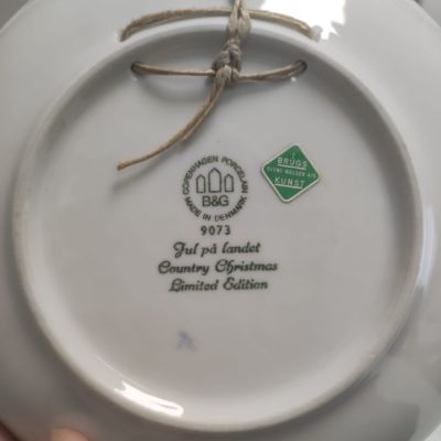 Тарелка 1973 Copenhagen Porcelain 18 см Дания