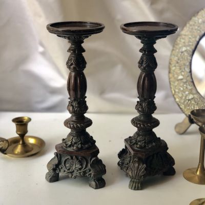 Подсвечник 26 см. бакелитовый