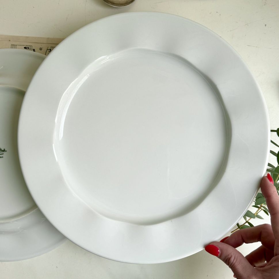 Тарелка Rosenthal Laola белая 28 см Германия