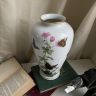 Ваза Franklin Porcelain The Country Garden Butterfly John Wilkinson 30 см фарфор Япония 1981 г.
