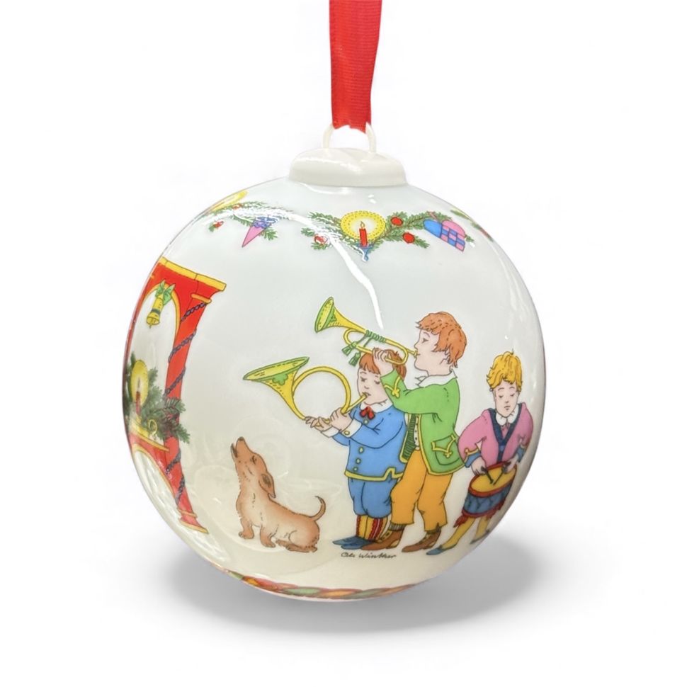 Подвес Шар рождественский 2001 Hutschenreuther Германия
