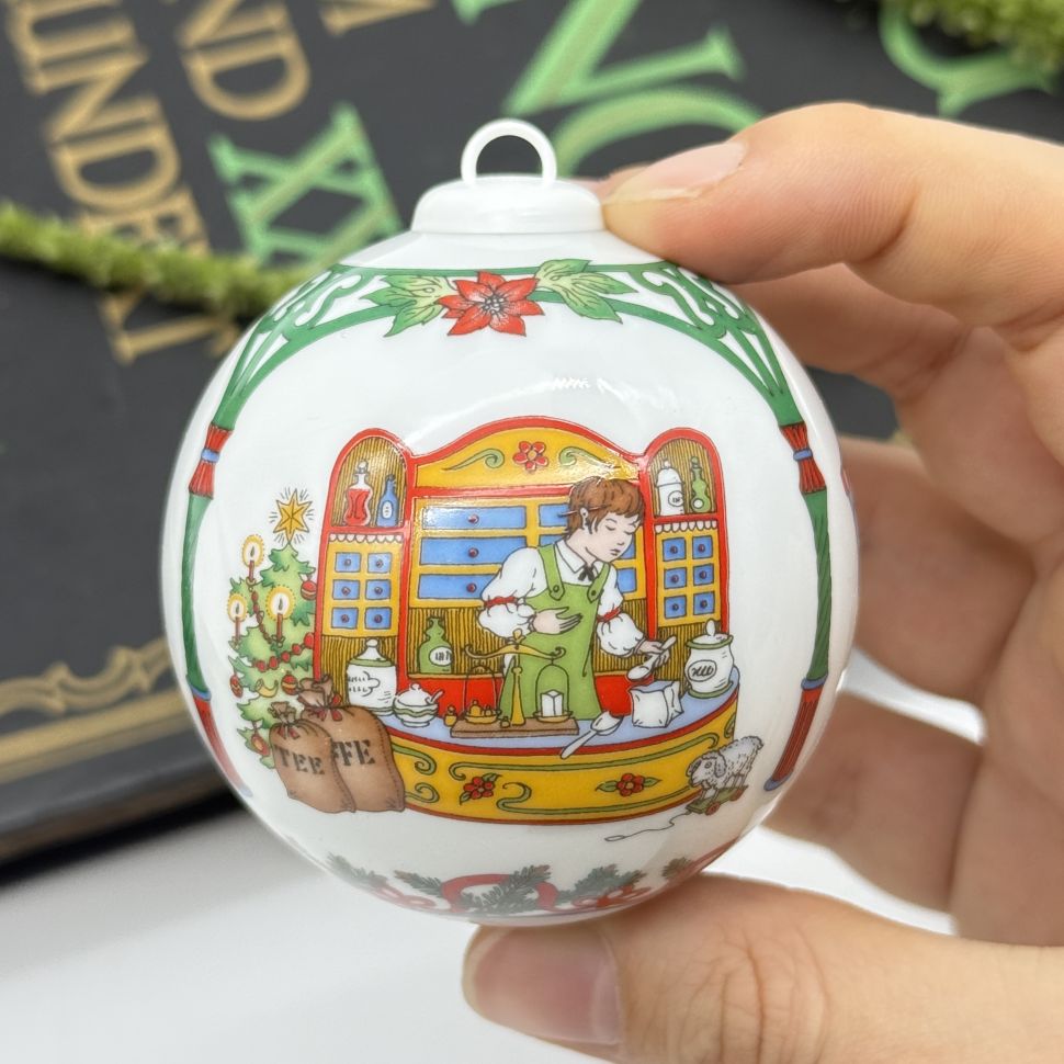 Подвес Шар рождественский 2001 Hutschenreuther Германия