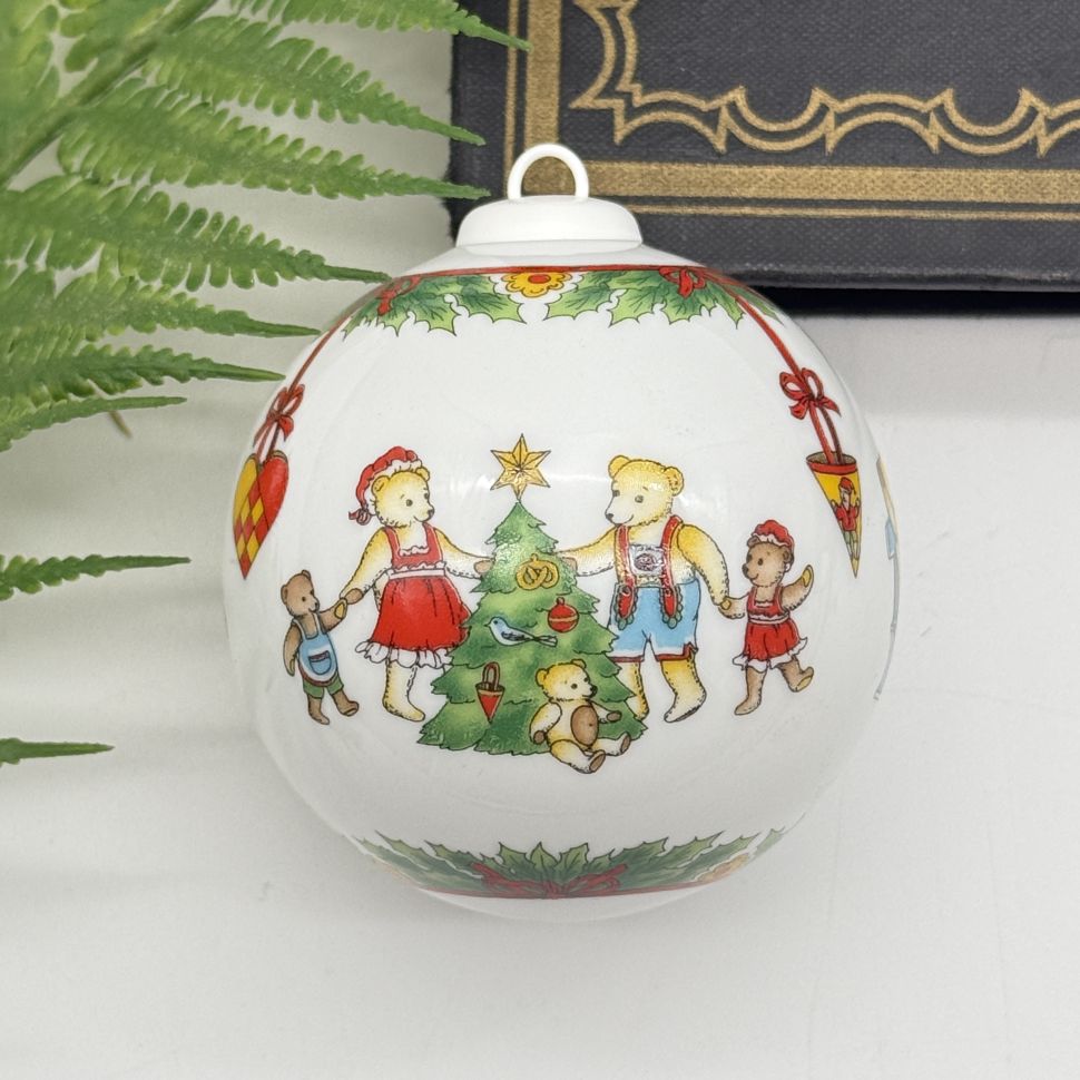 Подвес Шар рождественский 2001 Hutschenreuther Германия