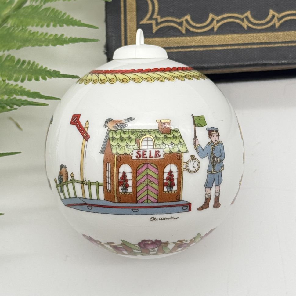 Подвес Шар рождественский 2001 Hutschenreuther Германия