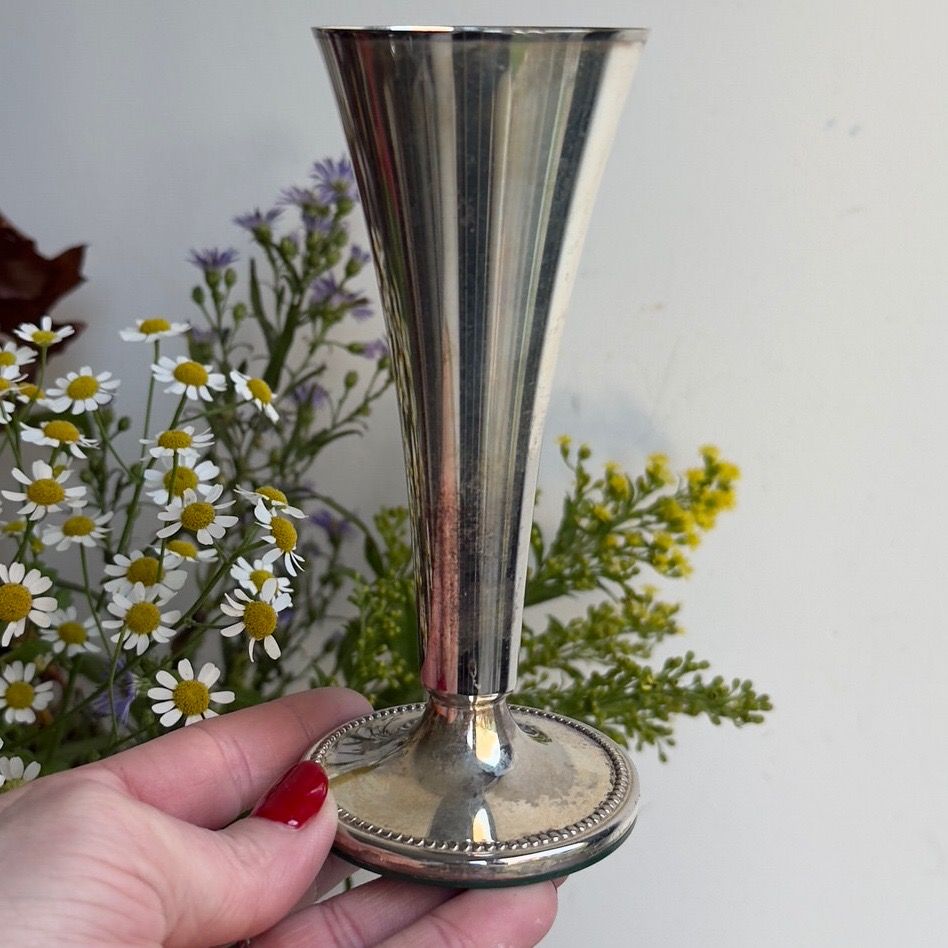 Ваза 14 см серебрение Голландия