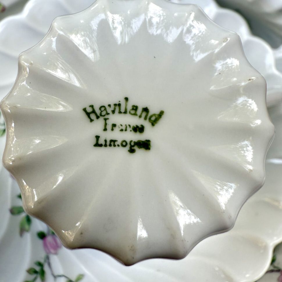 Кофейная пара Limoges Haviland 80 мл Франция 