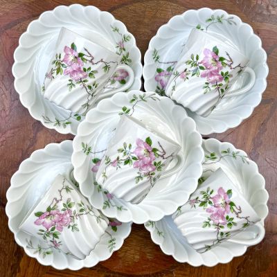 Кофейная пара Limoges Haviland 80 мл Франция 