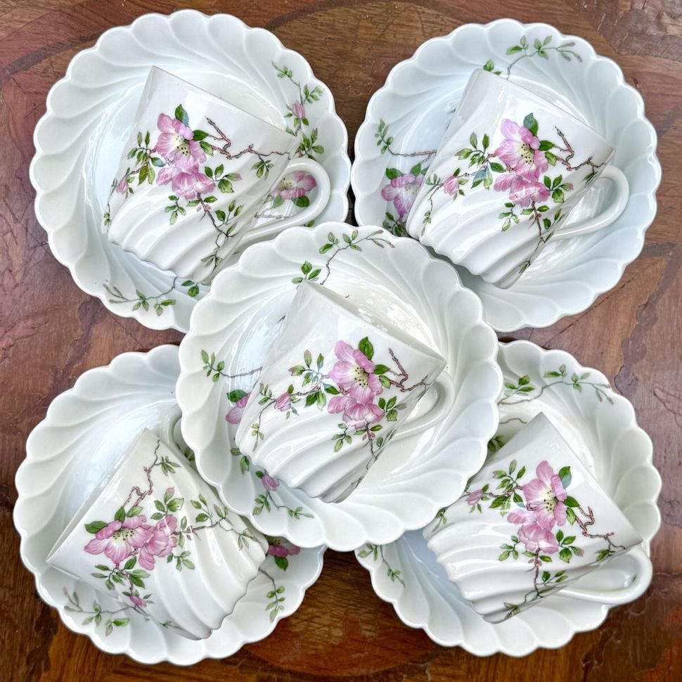 Кофейная пара Limoges Haviland 80 мл Франция 