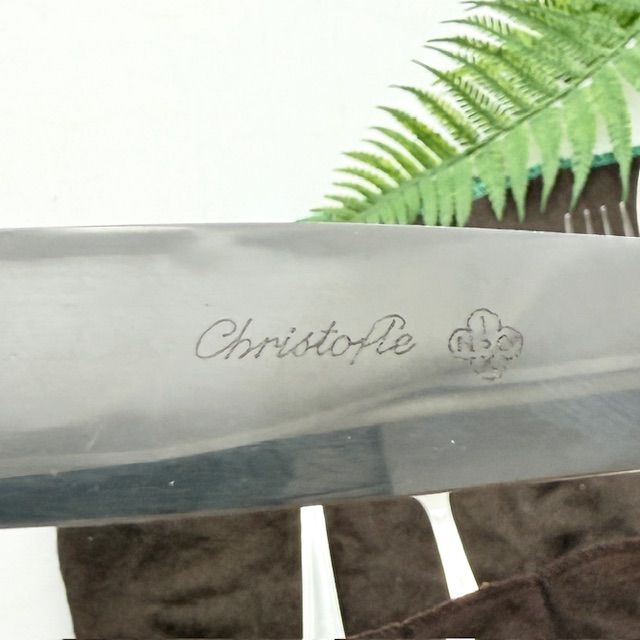 Нож столовый Christofle Marot 25 см серебрение Франция