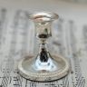 Подсвечник на одну свечу 8 см серебрение