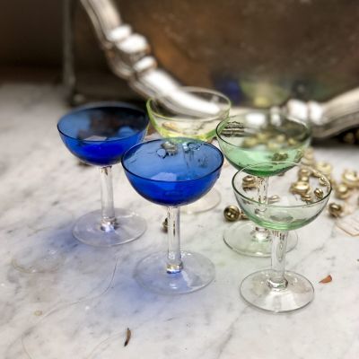 Рюмка бокал 25мл хрусталь, набор из 5 шт.