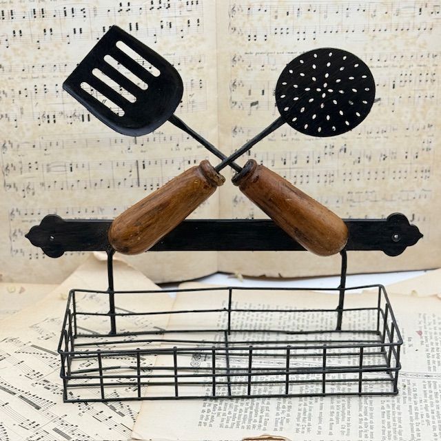 Полка настенная Кухня 35 см дерево металл 