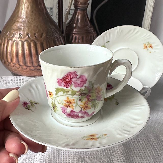 Кофейная пара 125 мл фарфор Франция