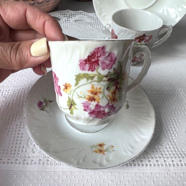 Кофейная пара 125 мл фарфор Франция