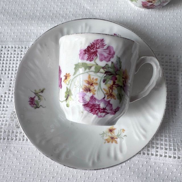 Кофейная пара 125 мл фарфор Франция