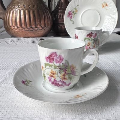 Кофейная пара 125 мл фарфор Франция